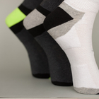 Calcetines atléticos negros del tobillo de Elastane con - la falta/sudó - el material absorbente anti
