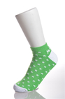 Haga para pedir calcetines corrientes del nilón rosado con algodón/los materiales de Spandex/de Elastane