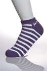 Coloree los calcetines corrientes rellenados resbalón anti de las rayas, calcetines corrientes gruesos asquerosos antis de Breathbale