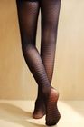Polainas modeladas de seda de las medias de las medias de la rodilla del encaje sexy permeables