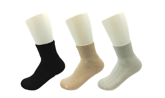 Calcetines diabéticos del tobillo de Elastane, poliéster/calcetines no elásticos de Spandex para los diabéticos