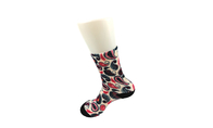 Calcetines deportivos hechos punto de la impresión de Digitaces, calcetines de encargo de la impresión de la foto de las telas antibacterianas