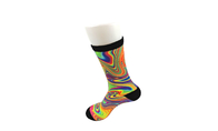 Los adultos unisex coloridos 3D imprimieron calcetines con los materiales antibacterianos de las telas