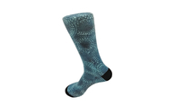 Calcetines impresos largos resistentes del olor, calcetines unisex azules del tobillo de la novedad de los adultos