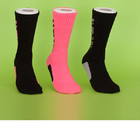 Anti - calcetines rosados de nylon asquerosos del tobillo de los deportes para los niños/los adultos