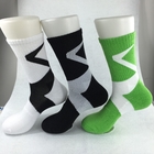 Anti amarillo - calcetines asquerosos del tobillo del algodón, calcetines cortos para hombre negros/del verde de Elastane del tobillo