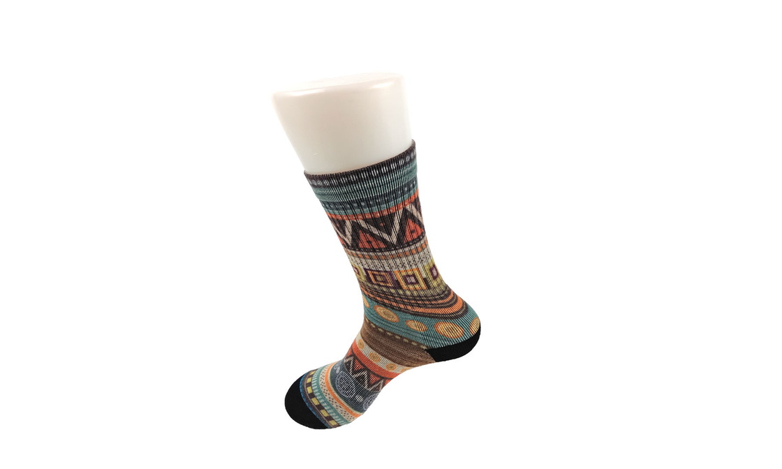 Coloree los calcetines impresos para hombre asquerosos antis de las rayas con la fibra blanca larga del lustre