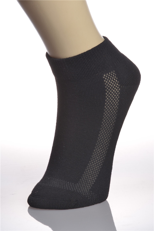 Anti - calcetines corrientes de Breathbale del nilón asqueroso del negro con tamaño por encargo